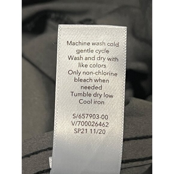 Athleta Womens Size Small Sleeveless V-Neck Jumpsuit Drawstring Black Gray EUC - Picture 12 of 12